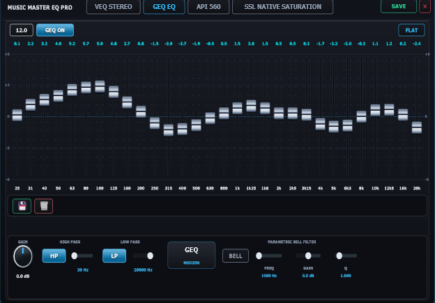 Music Master EQ Pro 31-Band Graphic Equalizer